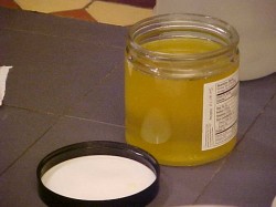 9. Voila! Your ghee is done and ready to eat!